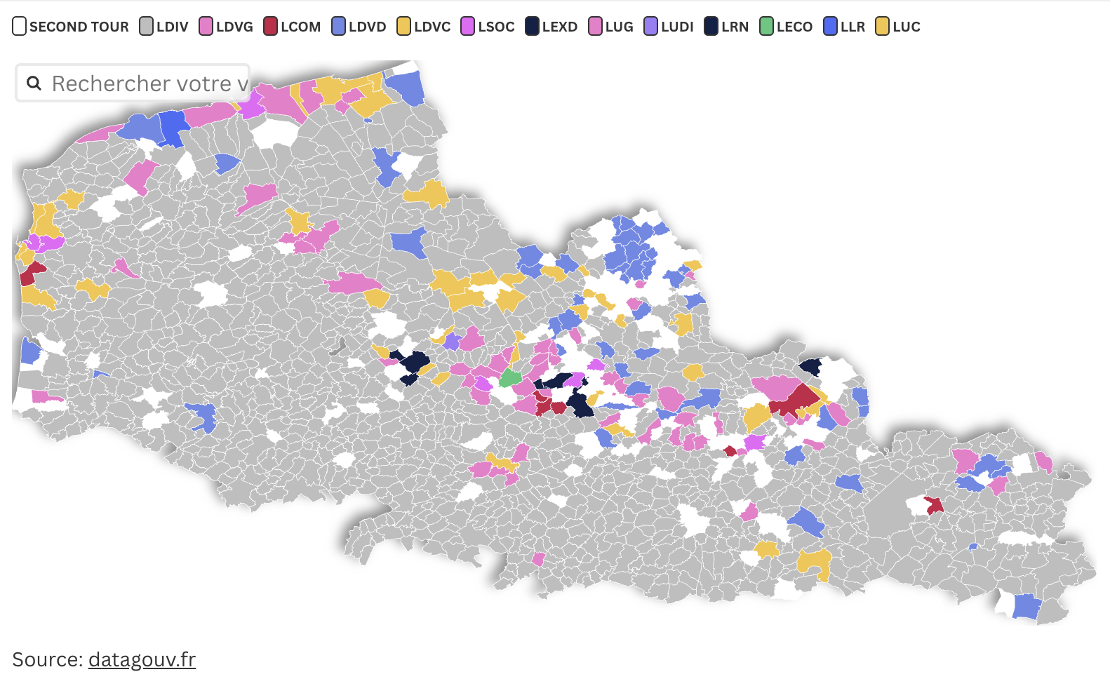 CARTE. Découvrez les résultats du premier tour des élections municipales dans votre commune
